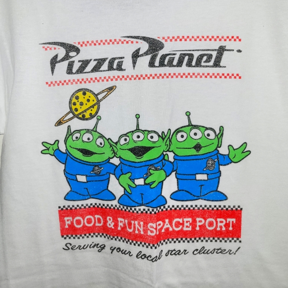 2 for $25 ‼️ NWT Toy Story Pizza Planet 90s Graphic Tee Unisex Small